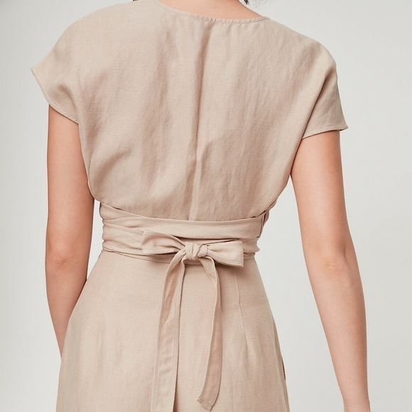 Wilfred Brax Linen Cut Out Jumpsuit beige - Picture 13 of 14